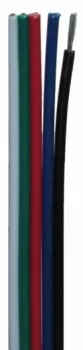 LED RGBW Wire White-Red-Green-Blue-Black 20AWG
